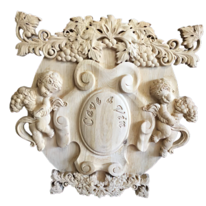 płaskorzeźba z puttami