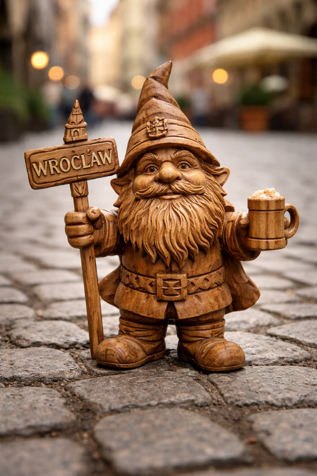 Modele krasnoludków z Wrocławia – snycerstwo
