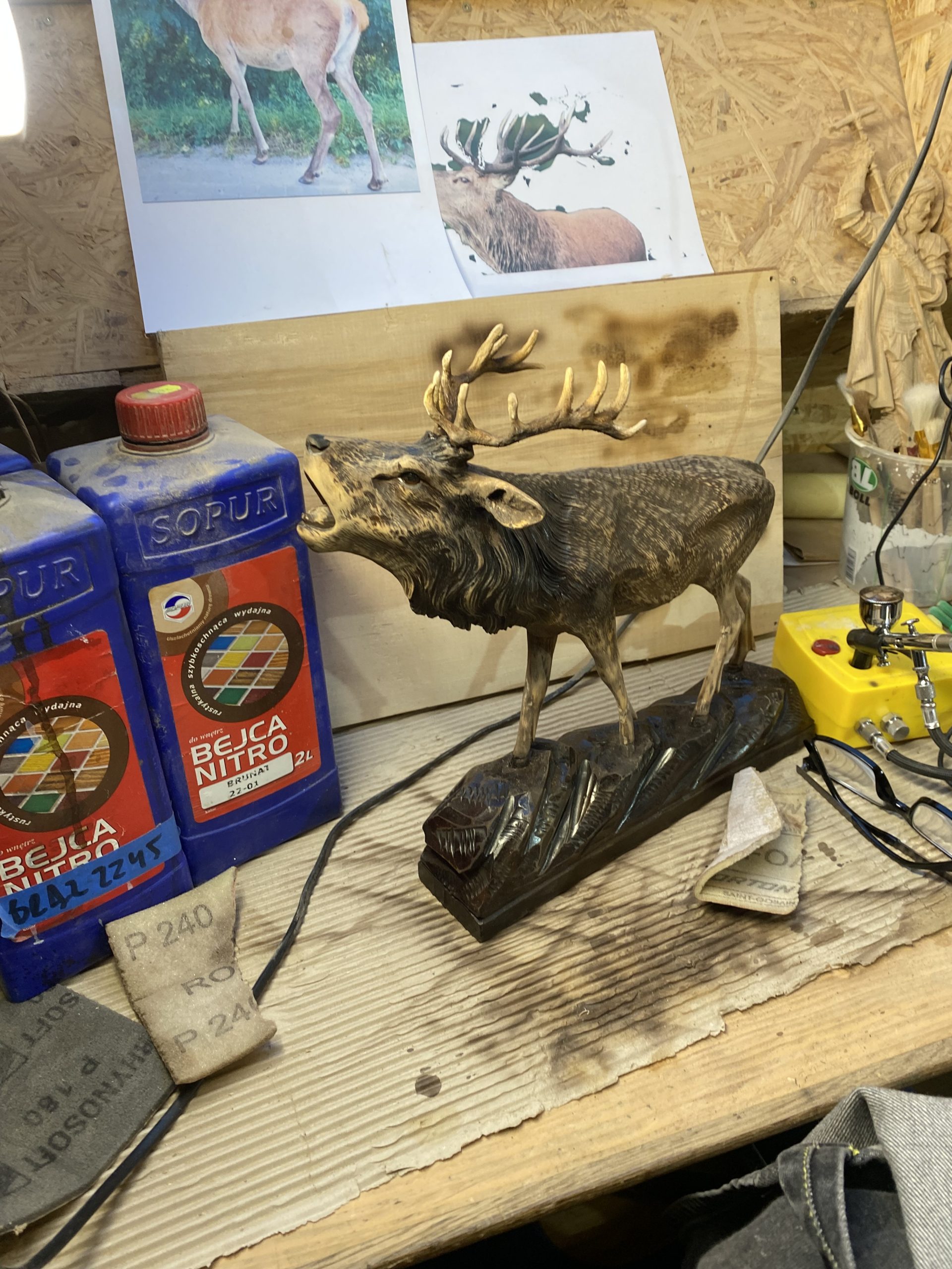 Gotowy jelonek – widok z boku