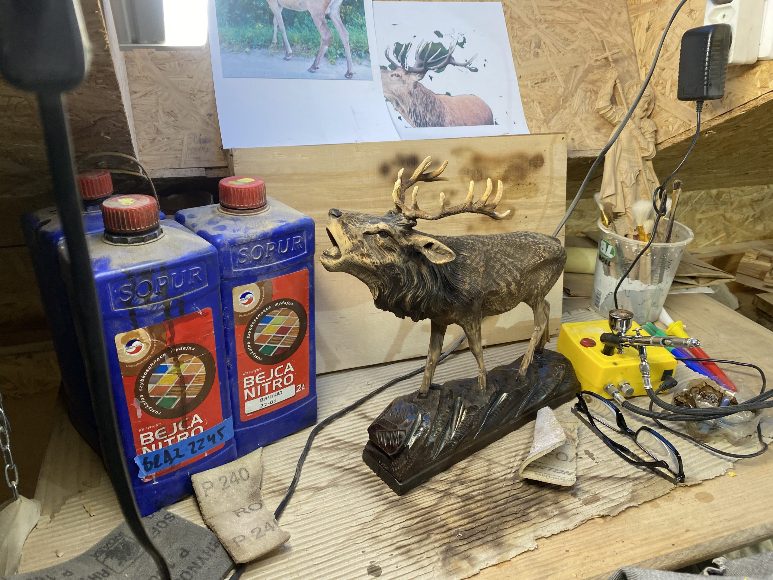 Gotowy jelonek po renowacji – widok z przodu