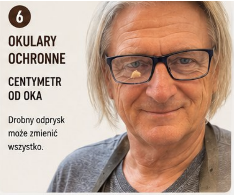 Ochrona dłoni podczas pracy dłutem