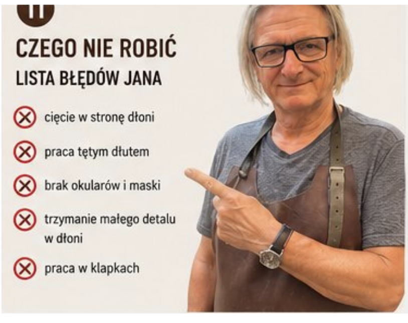 Ostrzenie i przechowywanie narzędzi snycerskich